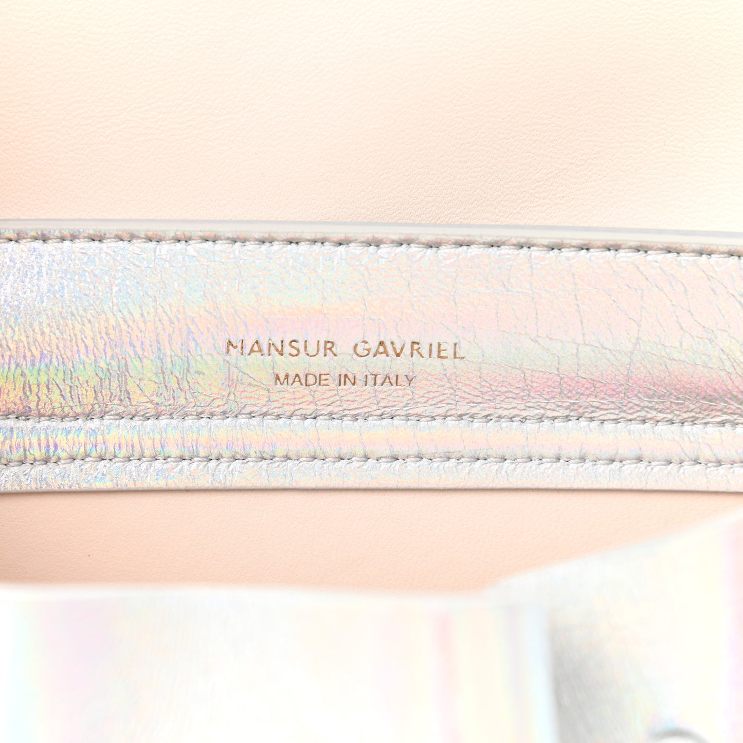Iridescent Calfskin Mini Soft Lady Bag Iride