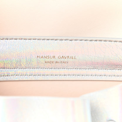 Mansur Gavriel Iridescent Calfskin Mini Soft Lady Bag Iride 6 of 9