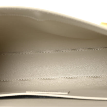 Saint Laurent Smooth Calfskin Manhattan Shoulder Bag Ivory 5 of 11