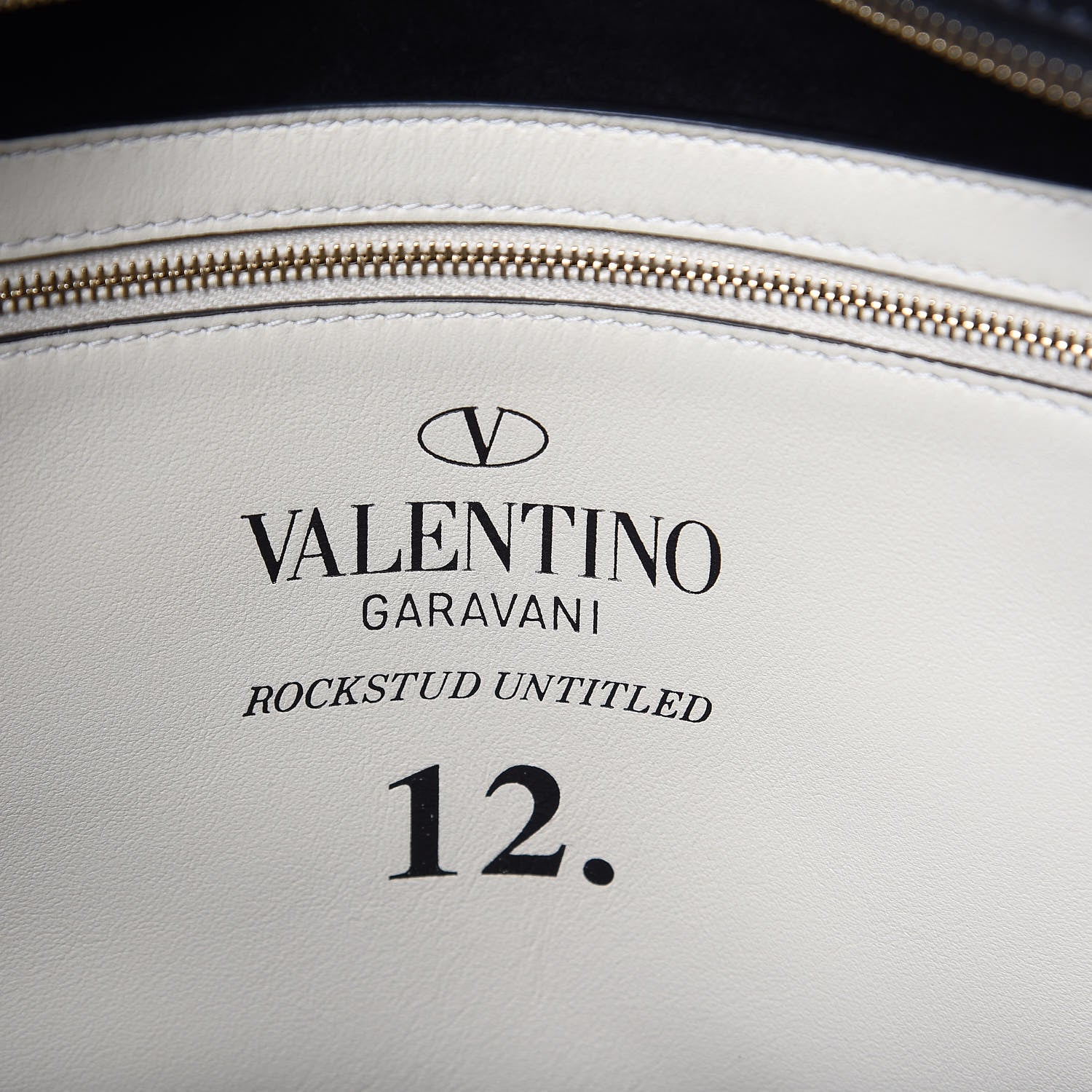 Valentino Garavani Vitello Large Rockstud Crossbody Tote Black 6 of 12