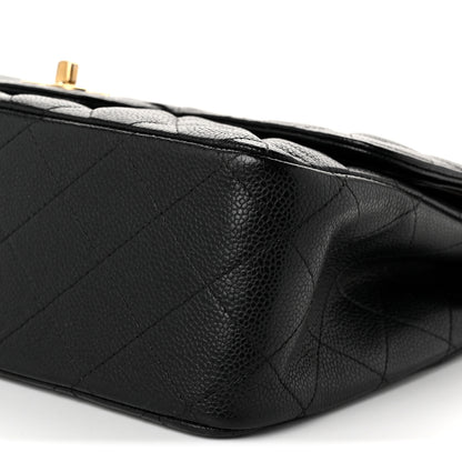 Chanel Caviar Quilted Jumbo Double Flap Black 10 of 10