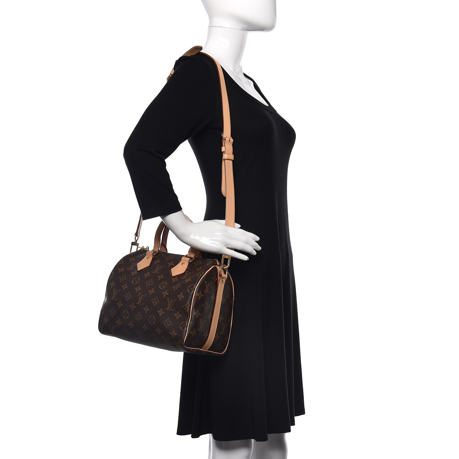 Louis Vuitton Monogram Speedy Bandouliere 25 2 of 11