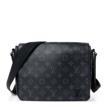 Louis Vuitton Monogram Eclipse District PM Black 1 of 10