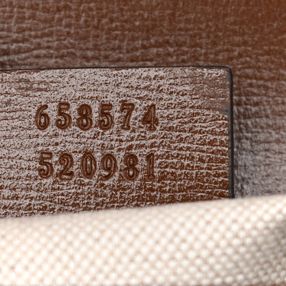 Gucci GG Supreme Monogram Web Mini Horsebit 1955 Shoulder Bag Beige Brown Sugar 7 of 10