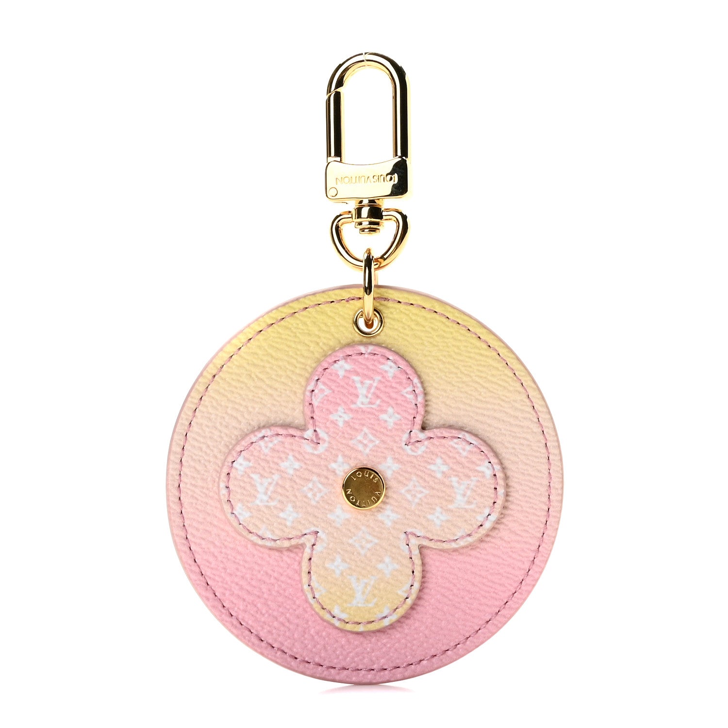 Louis Vuitton Monogram By The Pool Illustre Bag Charm Key Holder Light Pink 2 of 4