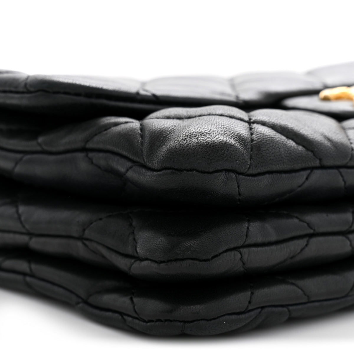 Chanel Lambskin Quilted Small Pillow Crush Flap Black 9 of 11