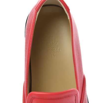 Hermes Epsom Womens Kick Sneakers 36.5 Rouge 6 of 10