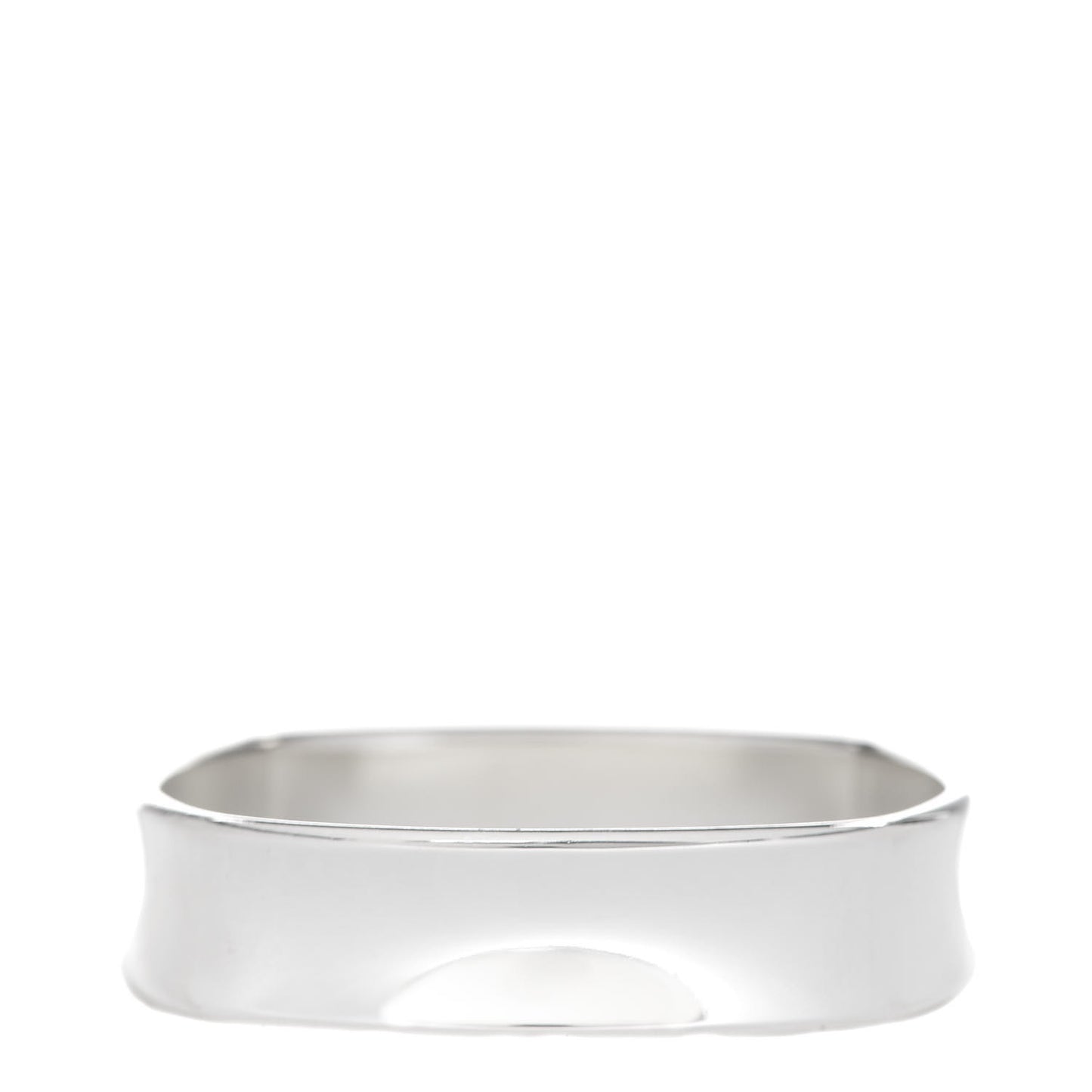 Sterling Silver 1837 Cushion Bangle Bracelet
