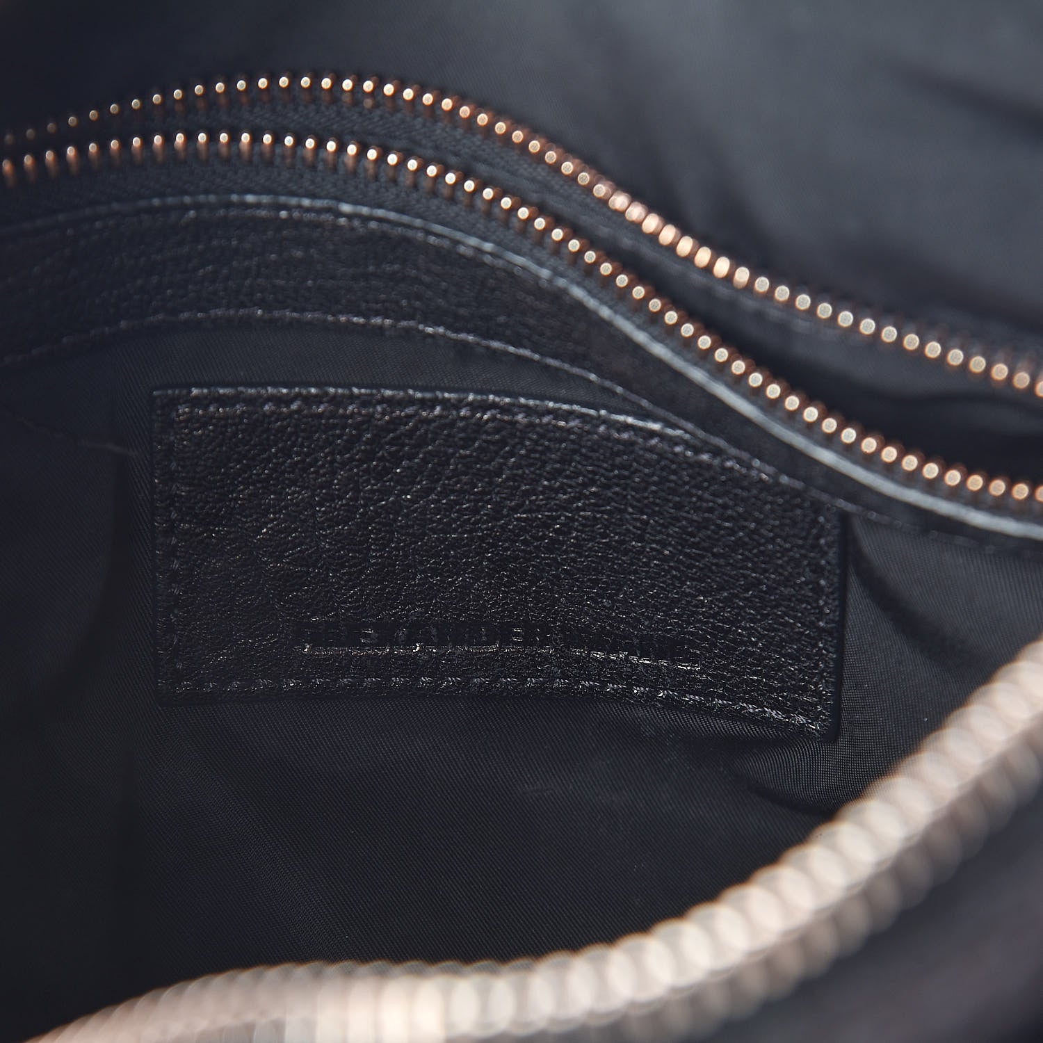 Alexander Wang Pebbled Lambskin Rocco Black Rose Gold Hardware 6 of 9