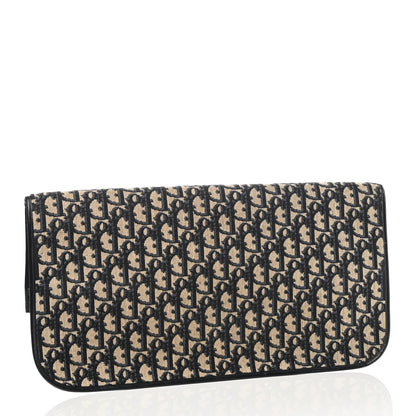 Christian Dior Oblique Fold Over Clutch Blue 3 of 6