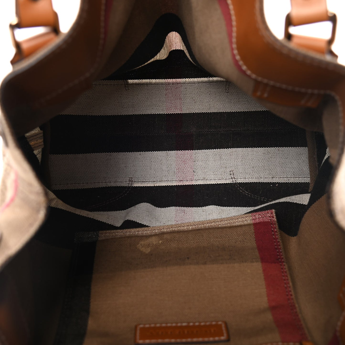 Canvas Mega Check Medium Maidstone Saddle Brown