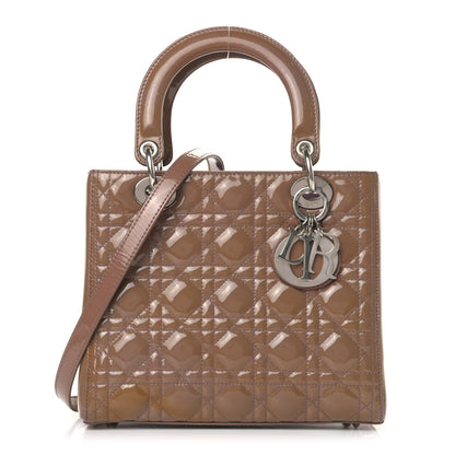 Christian Dior Patent Cannage Medium Lady Dior 1 of 10