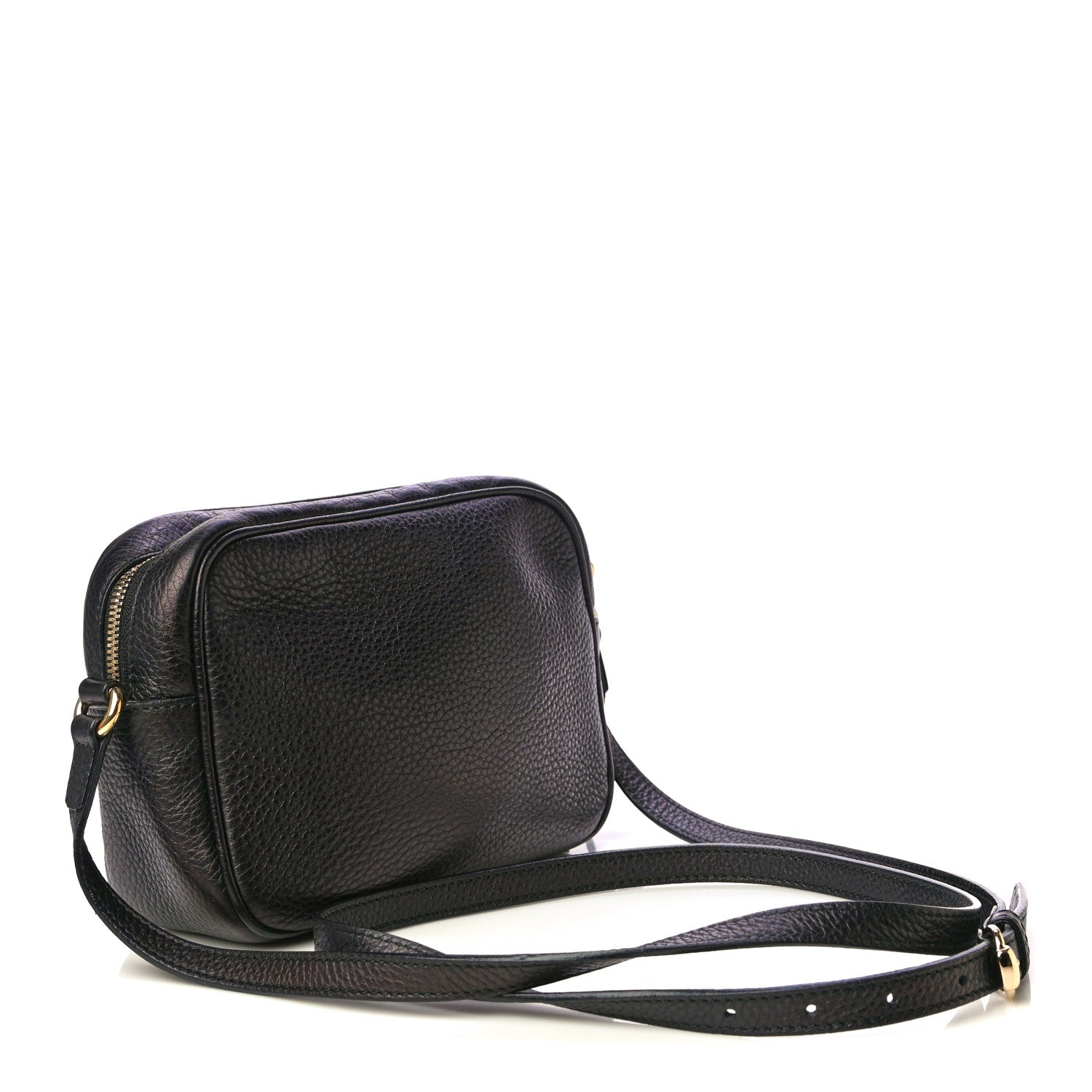 Gucci Pebbled Calfskin Small Soho Disco Bag Black 3 of 14