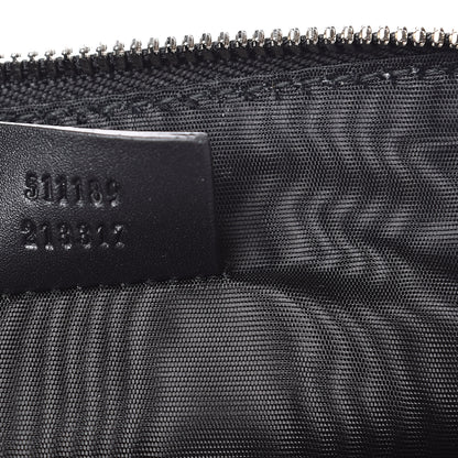 Gucci X SEGA Calfskin GUCCY Stars Mini Dome Shoulder Bag Black Gold 7 of 9