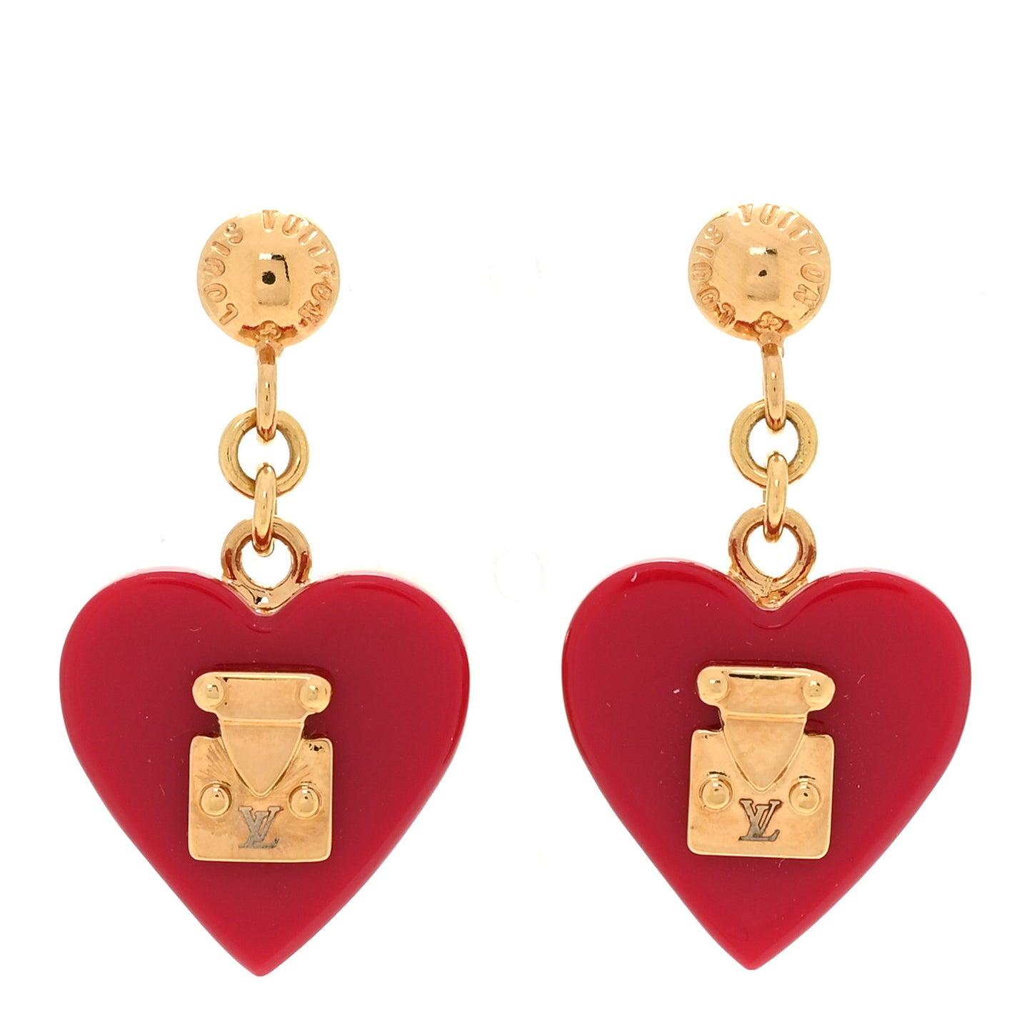 Lock Me Heart Earrings Pomme D'Amour