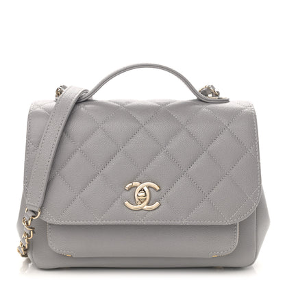 Chanel Caviar Quilted Medium Business Affinity Flap Grey 1 of 12