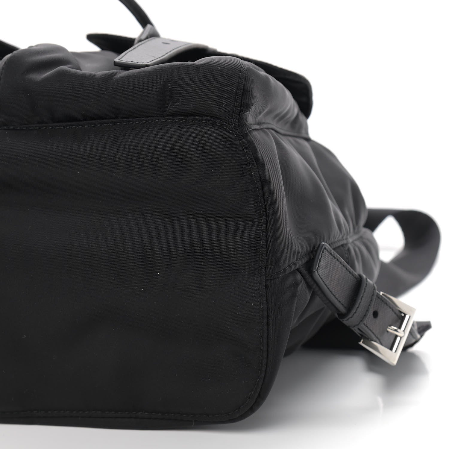 Prada Nylon Vela Medium Backpack Black 9 of 9