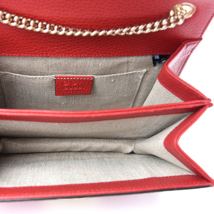 Gucci Dollar Calfskin Small Interlocking G Shoulder Bag Red 5 of 10