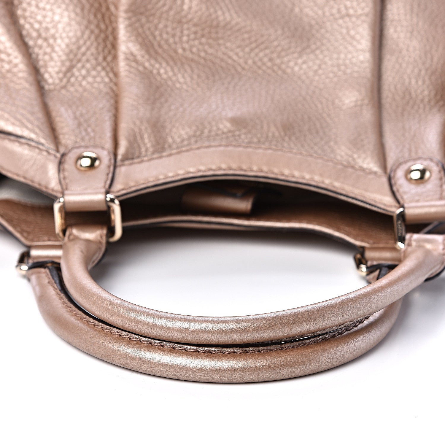 Gucci Metallic Calfskin Medium Sukey Tote Pink 9 of 12
