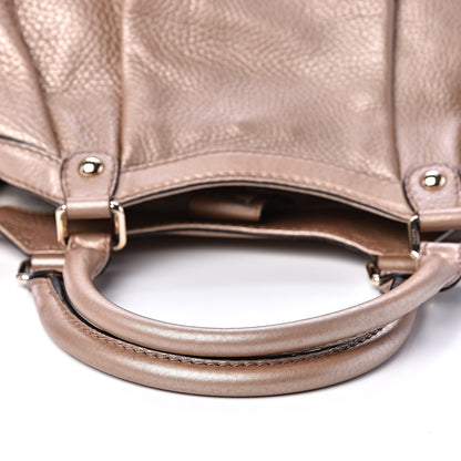 Gucci Metallic Calfskin Medium Sukey Tote Pink 9 of 12