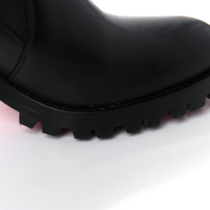 Christian Louboutin Calfskin Marchacroche 70 Chelsea Boots 37 Black 10 of 20