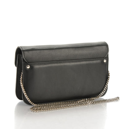 Proenza Schouler Smooth Calfskin PS11 Chain Wallet Black 3 of 7