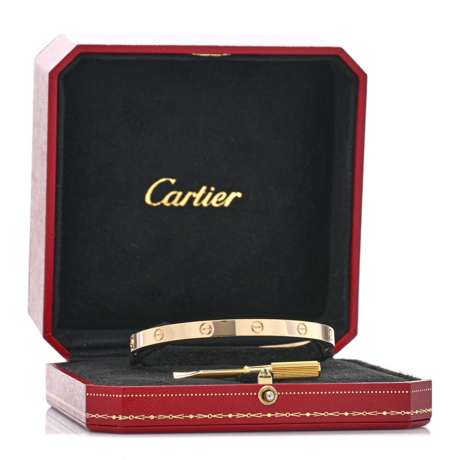 Cartier 18K Yellow Gold LOVE Bracelet 21 7 of 7