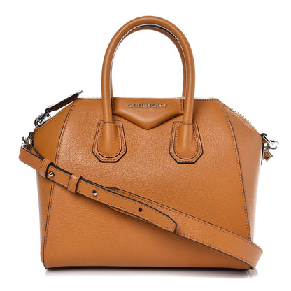 Givenchy Sugar Goatskin Mini Antigona Caramel Brown 1 of 8