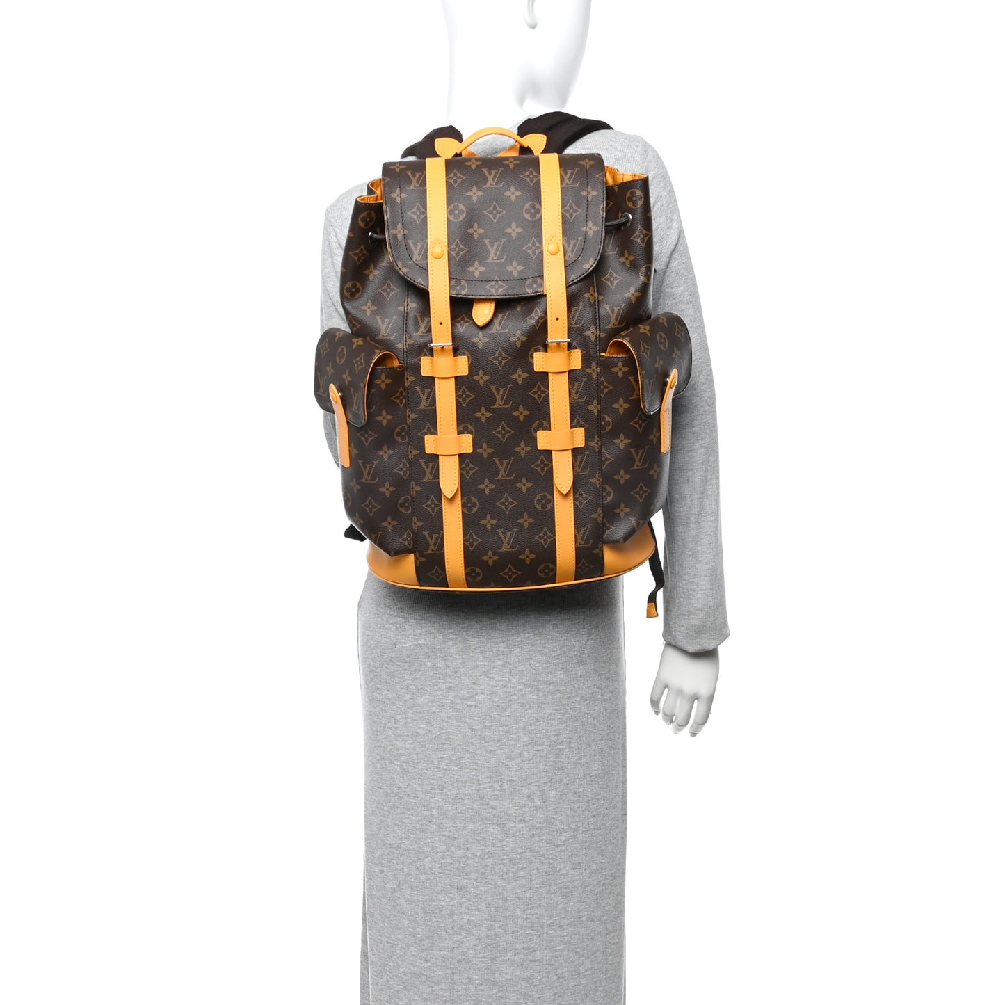 Monogram Macassar Christopher MM Backpack Safran Yellow