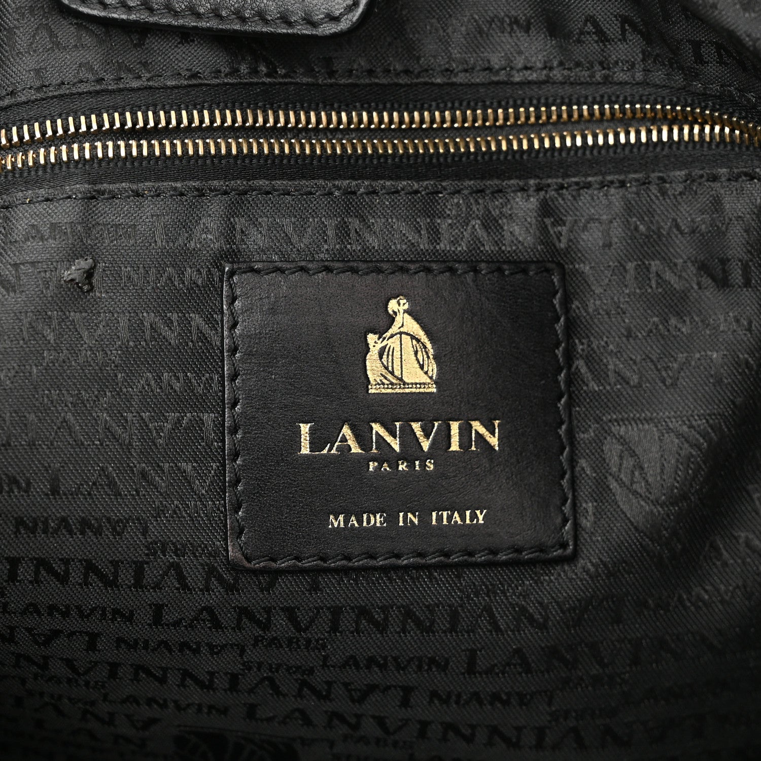 Lanvin Lambskin Quilted Large Amelia Tote Black 6 of 9