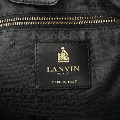 Lanvin Lambskin Quilted Large Amelia Tote Black 6 of 9