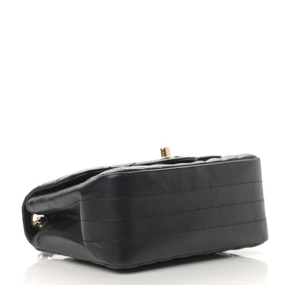 Chanel Lambskin Chevron Quilted Mini Square Flap Black 4 of 15