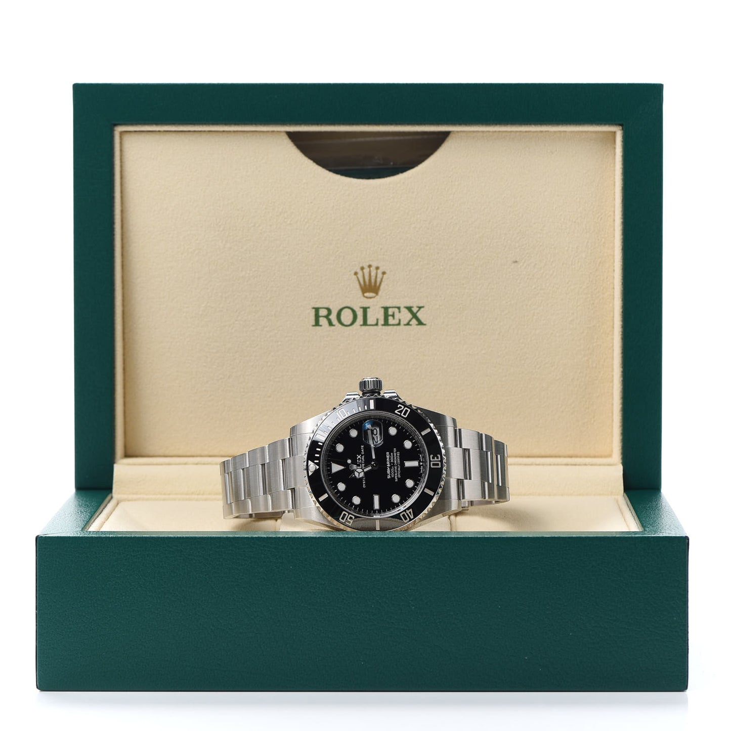 Stainless Steel 41mm Oyster Perpetual Submariner Date Watch Black 126610LN