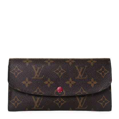 Louis Vuitton Monogram Emilie Wallet Fuchsia 1 of 9