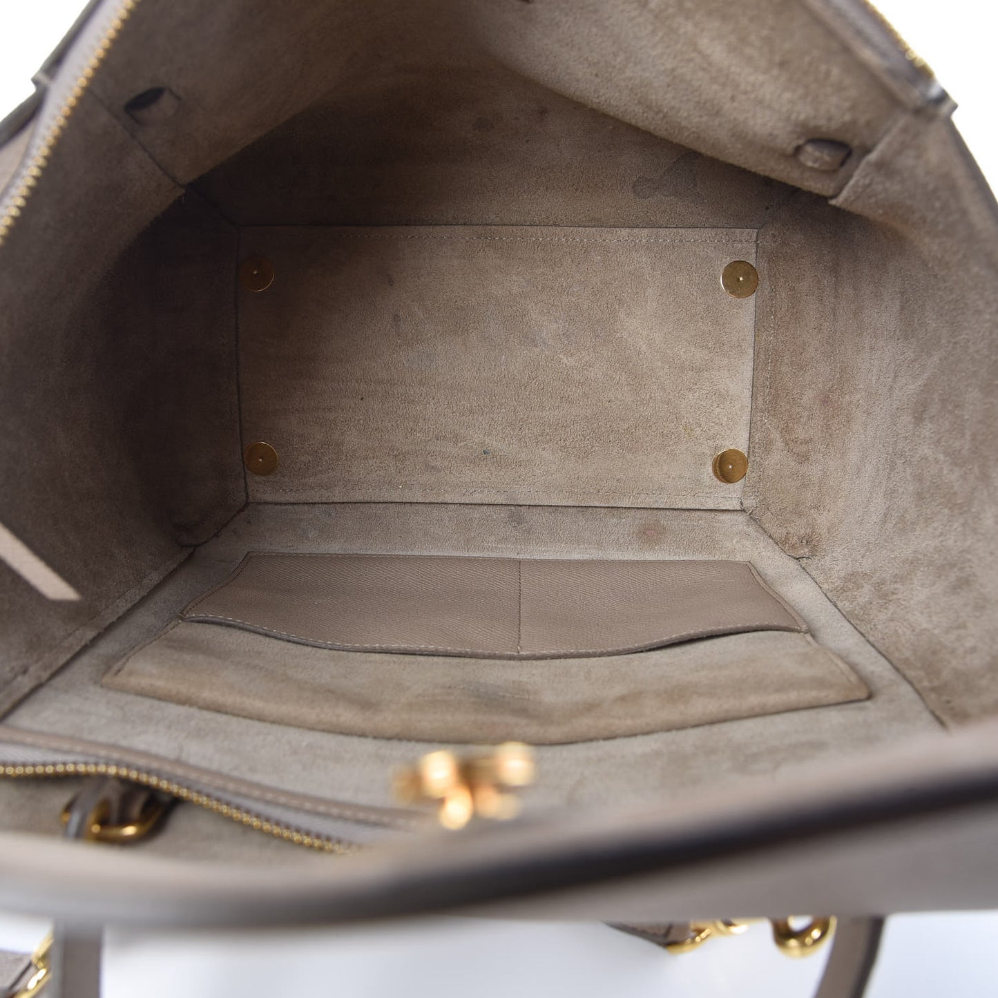 Grained Calfskin Mini Belt Bag Light Taupe