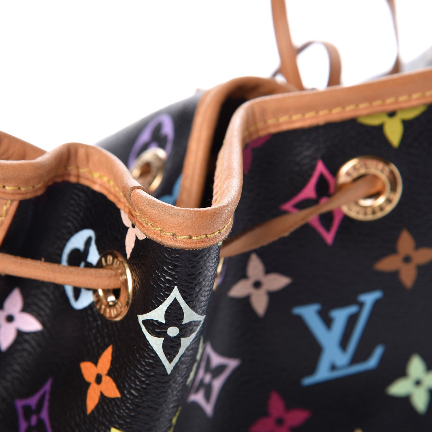 Louis Vuitton Monogram Multicolor Petit Noe Black 13 of 17