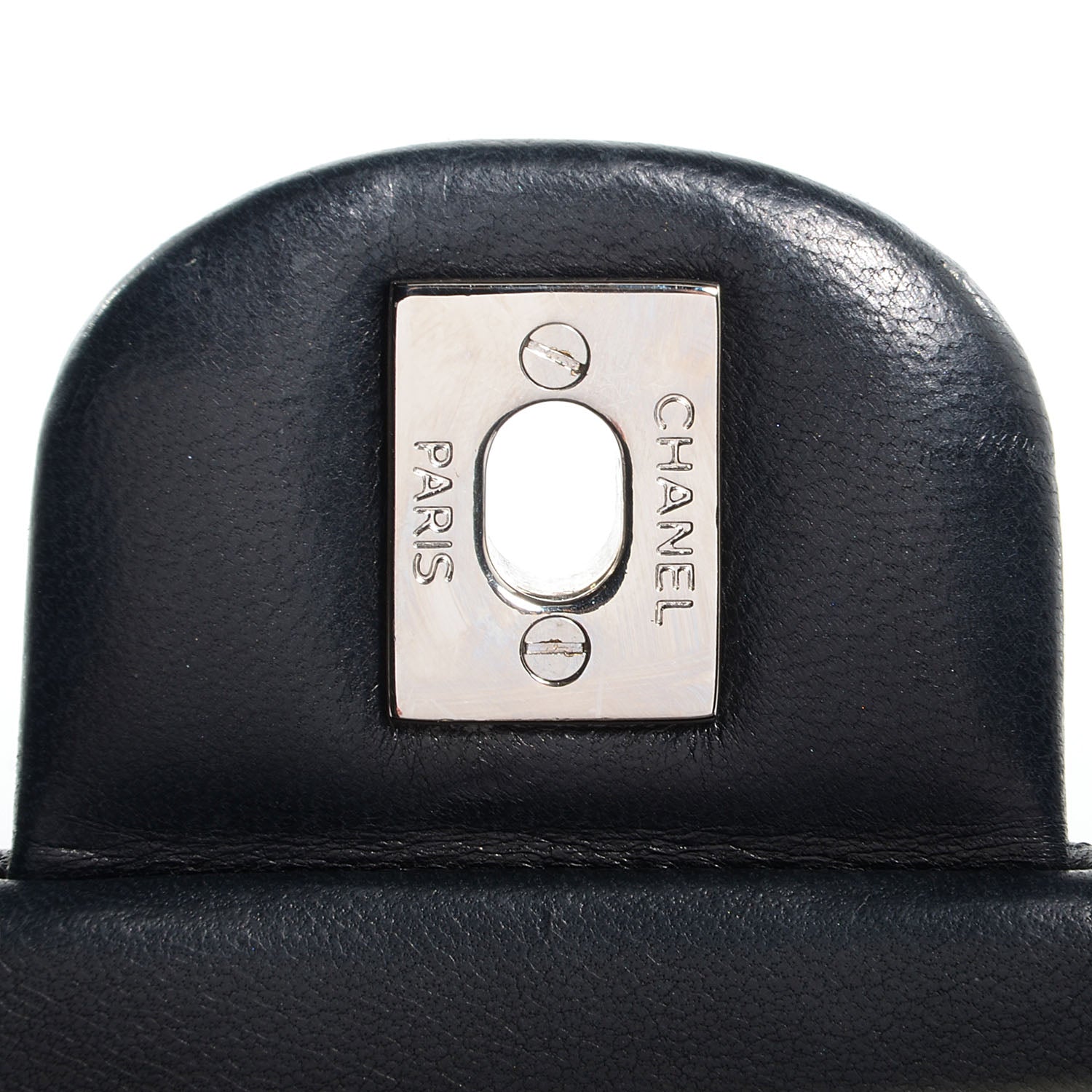 Chanel Lambskin Quilted East West Flap Black 7 of 9