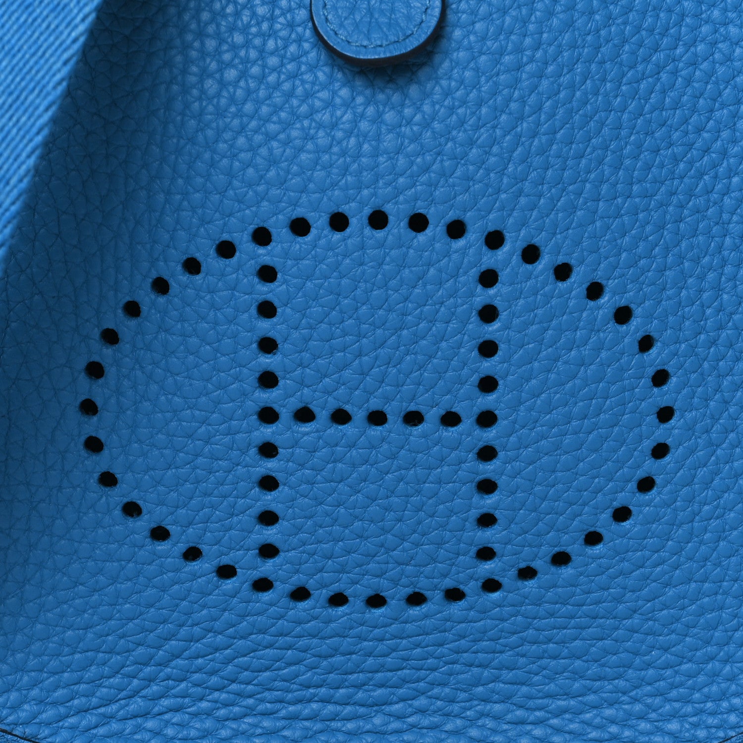 Hermes Taurillon Clemence Evelyne TPM Bleu Zanzibar 7 of 9