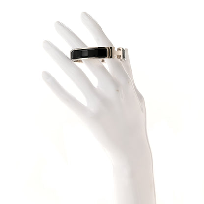 Hermes Enamel Narrow Clic Clac H Bracelet PM Black 2 of 6