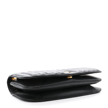 Chanel Calfskin Vertical Quilted Single Flap Black 4 of 12