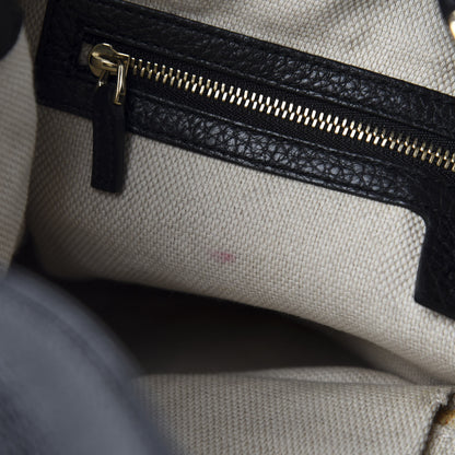 Gucci Pebbled Calfskin Medium Soho Chain Shoulder Bag Black 10 of 11