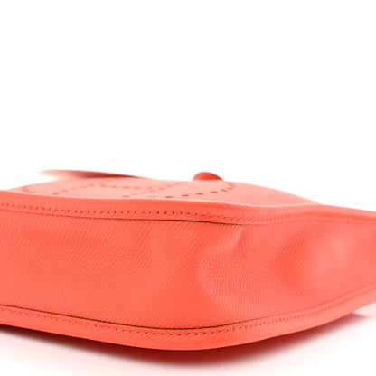 Hermes Epsom Amazone Evelyne TPM Orange Poppy Bleu Zanzibar 10 of 10