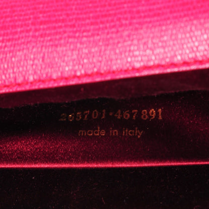 Saint Laurent Textured Calfskin Large Classic Y Clutch Fuchsia 7 of 7