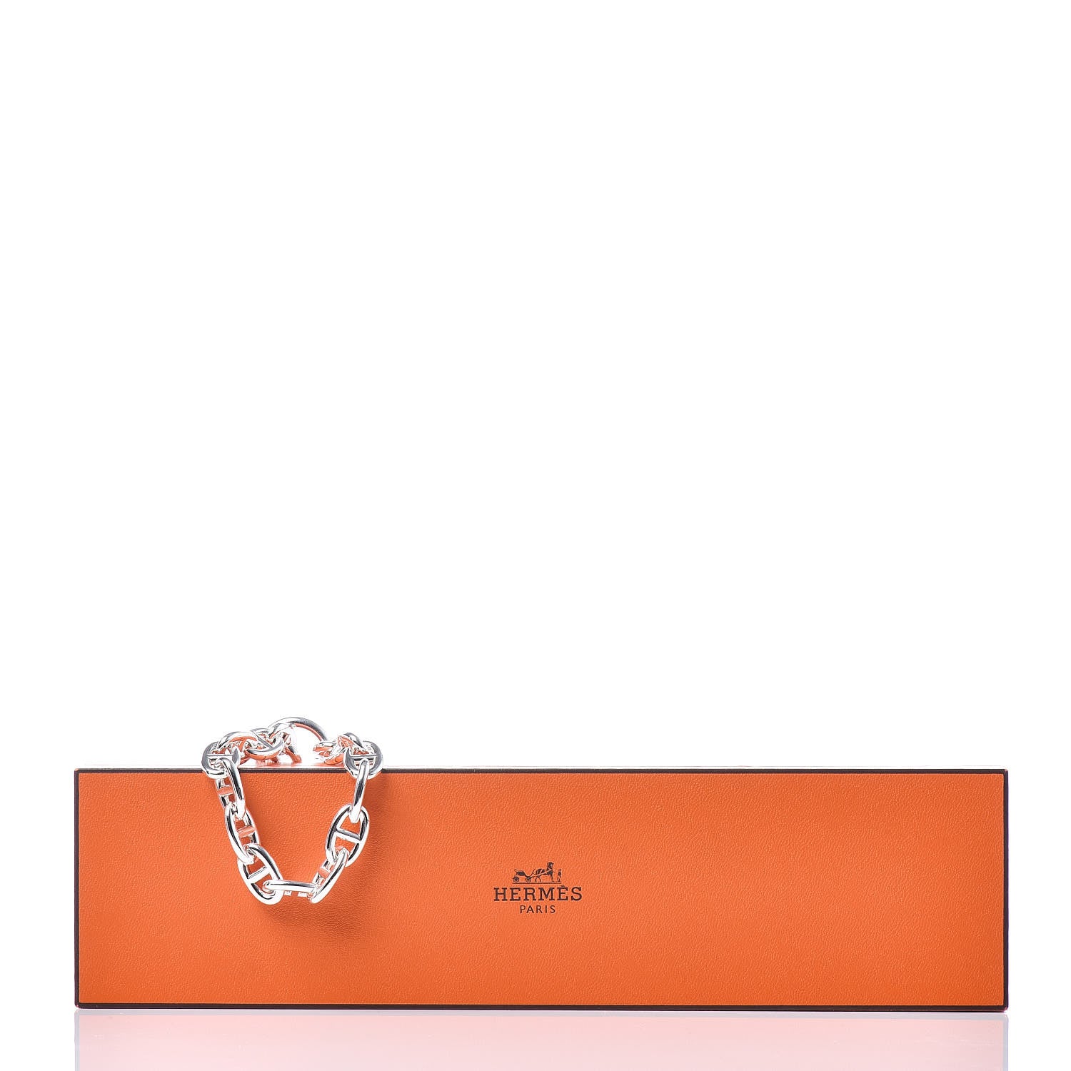 Hermes Sterling Silver MM Chaine d'Ancre Bracelet 5 of 5