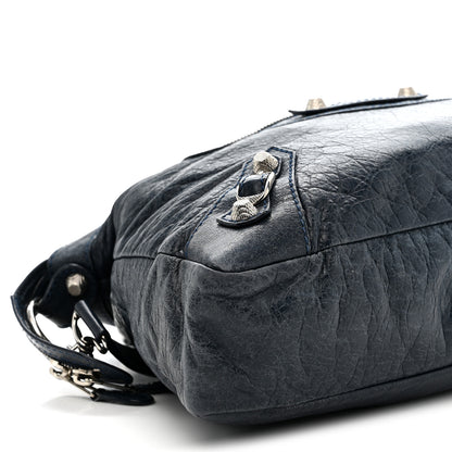 Balenciaga Agneau Giant 12 Silver Hardware Town Bleu Obscur 10 of 14