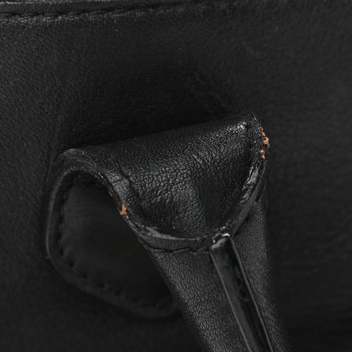 Grainy Calfskin House Check Medium Banner Tote Black