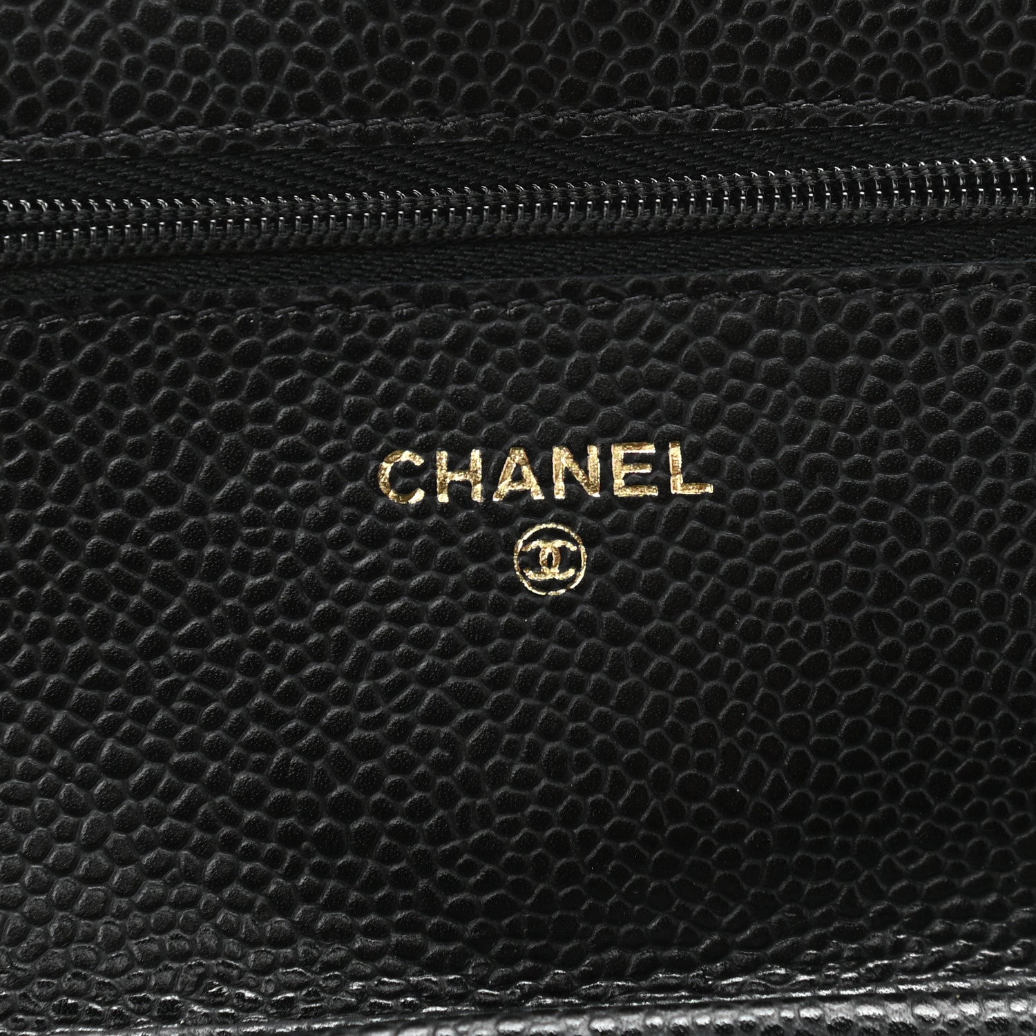 Chanel Caviar Quilted Wallet On Chain WOC Black 6 of 12