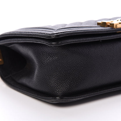 Chanel Caviar Quilted Medium Boy Flap Black 8 of 11