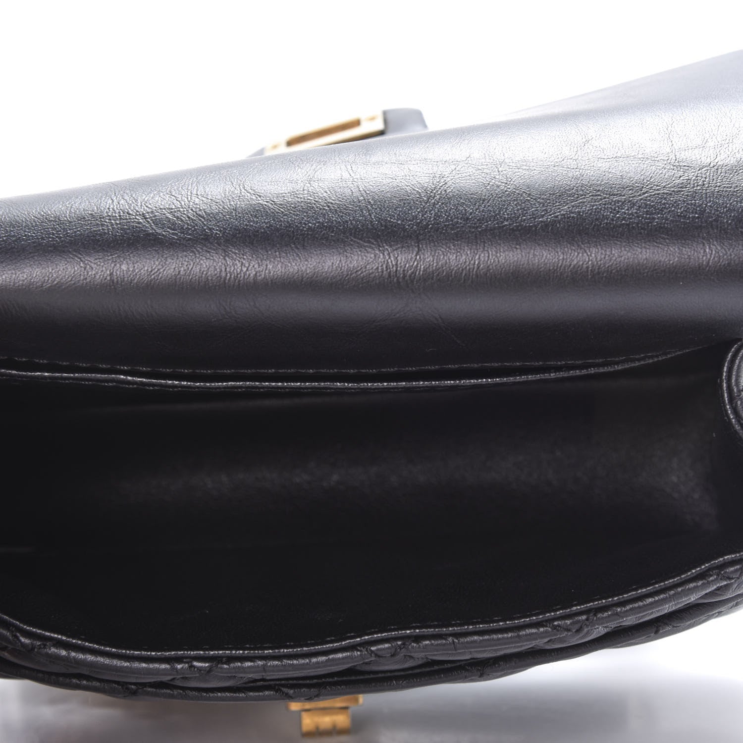 Chanel Aged Calfskin Quilted 2.55 Reissue Chain Waist Bag Black 5 of 14