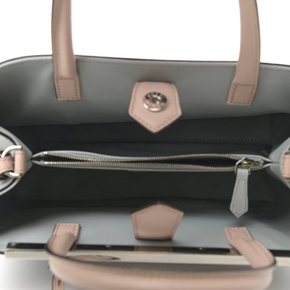 Fendi Vitello Cruise Monster Studded Petite 2Jours Tote Grigio Perla Amido Multicolor 5 of 9